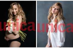 (FOTO) Actrița română, Laura Cosoi, gravidă în 7 luni, pozează aproape goală pe coperta unei reviste