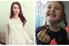 Ekaterina, fetița Angelei Gonța, a făcut astăzi 4 anișori