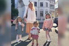 Laura Cosoi, mamă a trei fetițe, a aflat sexul celui de-al patrulea copil
