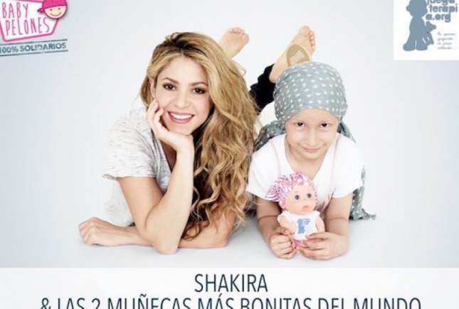 Shakira a lansat păpușa fără păr pentru copiii bolnavi de cancer
