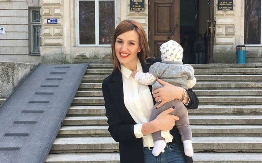 (Foto) Fetița Tatianei Heghea are deja 5 luni