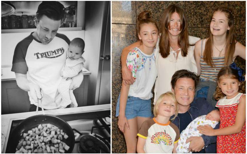 Viața de familie a celebrului bucătar Jamie Oliver