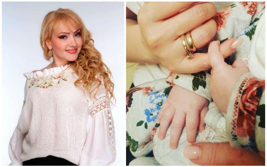 Adriana Ochișanu a făcut publică prima fotografie cu fiica sa, Mihaela