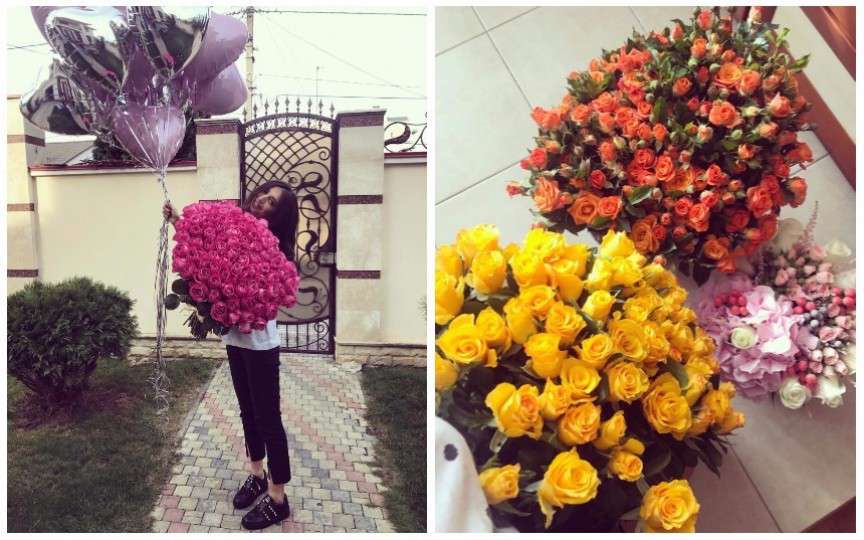 (FOTO) Creatoarea Elena Bivol și-a sărbătorit ziua de naștere. Are casa plină cu flori
