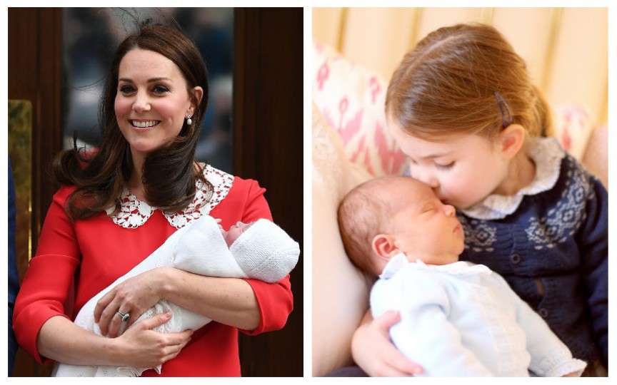 Primele imagini cu cel de-al treilea copil al Ducesei de Cambridge. Surioara lui este încântată