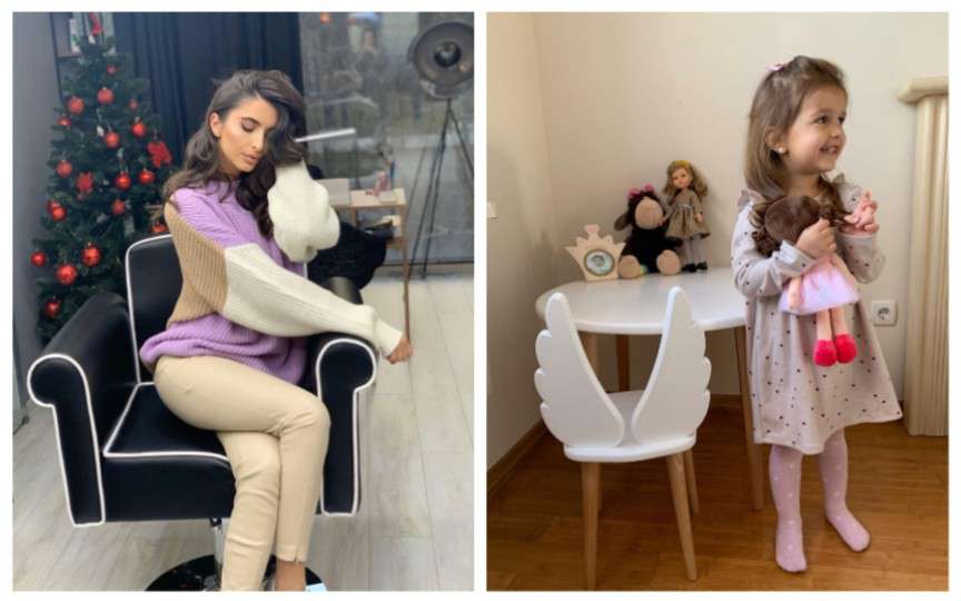 (FOTO) Fetița creatoarei Elena Bivol e o adevărată fashionistă. Mămica a arătat cum stă micuța la manichiură