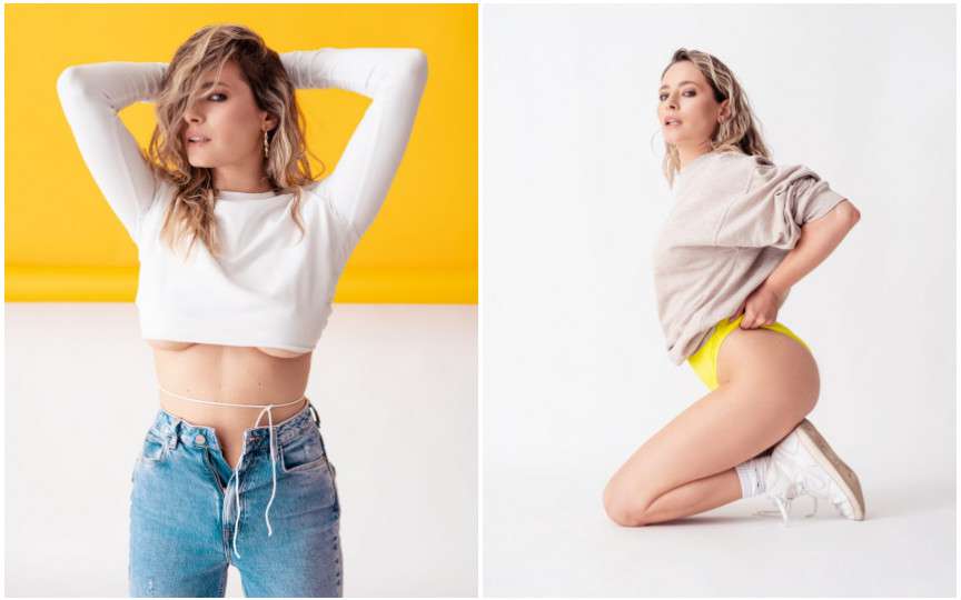 (FOTO) Laura Cosoi, într-o ședință foto sexy, în studio