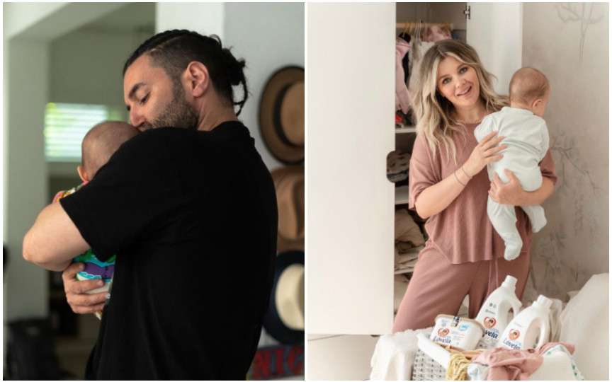 (FOTO) Imagini de familie: Fiica lui Smiley își privește tatăl la televizor