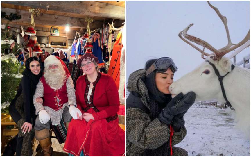 Adelina Pestrițu despre vacanța în Laponia: Peisajele și gerul ne-au tăiat respirația