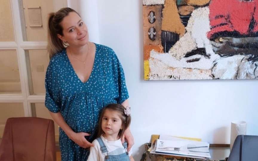 Laura Cosoi: „Rita a cunoscut-o azi pe surioara mică din burtică”