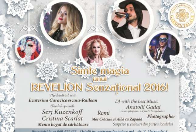 Revelion senzațional la Garden Palace!