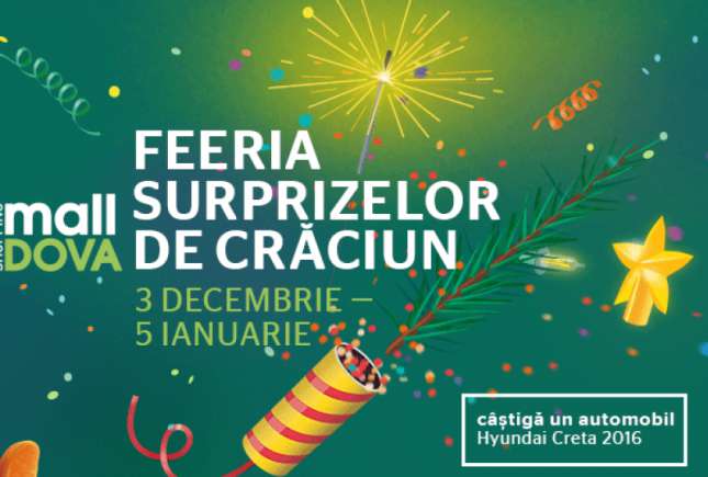 Feeria surprizelor de Crăciun Shopping MallDova: zâmbete, cadouri și premii pe 4 roți!