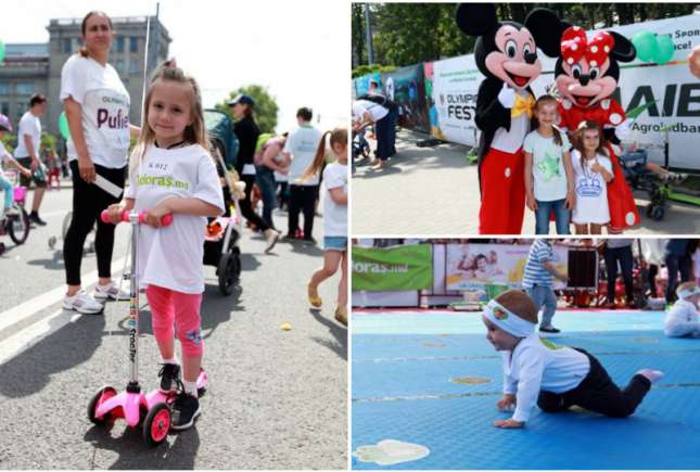 Odoraș te invită la cea mai tare competiţie pentru părinți şi pici la Olympic Fest