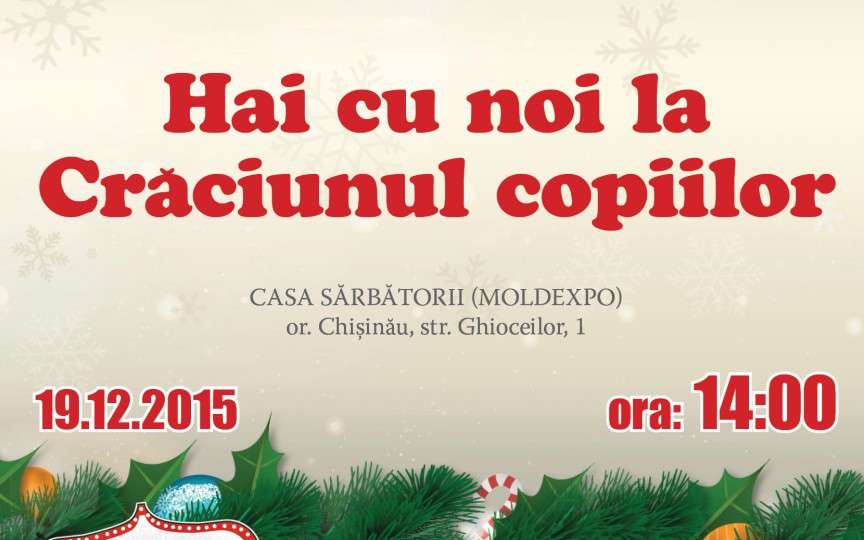 8 motive pentru care să vii la Crăciunul Copiilor 2015