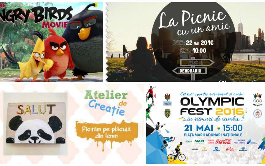 Activități de weekend 21 mai - 22 mai 2016