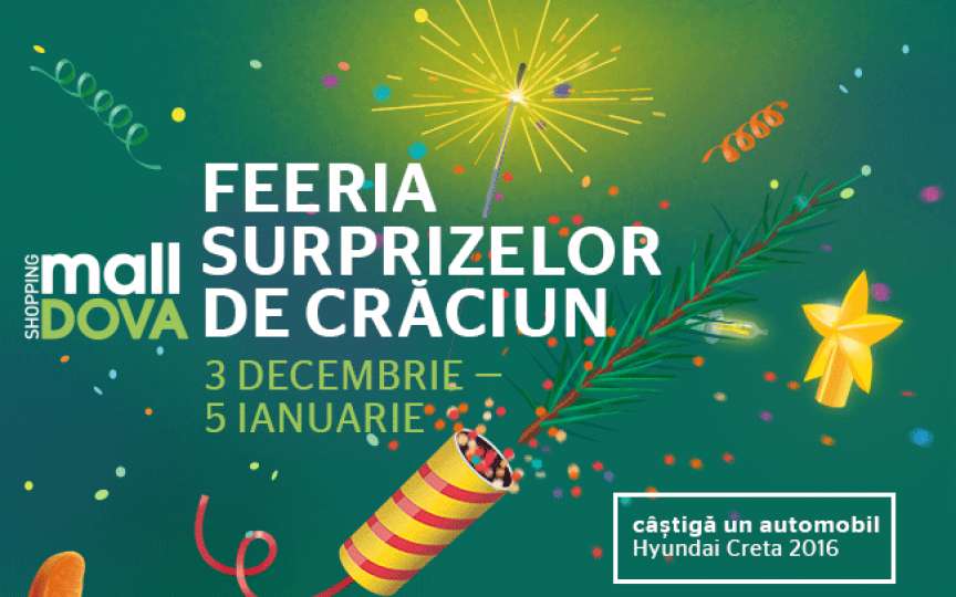 Feeria surprizelor de Crăciun Shopping MallDova: zâmbete, cadouri și premii pe 4 roți!