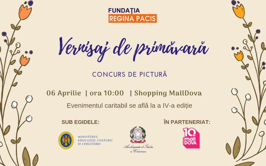 Tinerii talentați la pictură vor realiza tablouri în scop caritabil