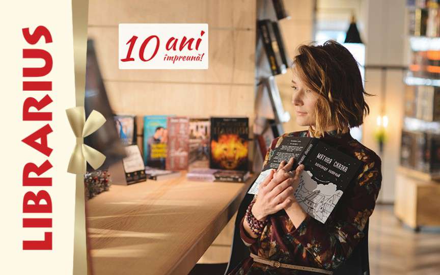 Librarius celebrează primul deceniu alături de iubitorii de lectură!