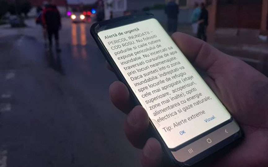 Republica Moldova implementează un sistem național de avertizare pe telefon pentru situații de urgență