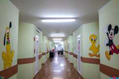 Eroii celor mai îndrăgite desene animate au fost pictați pe pereții unui spital din capitală