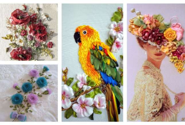 (FOTO) Broderia din panglică, o activitate hande-made care impresionează