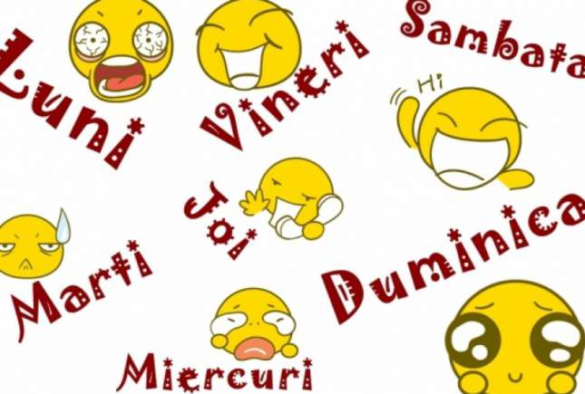 Poezii: zilele săptămânii