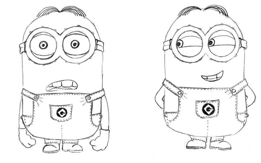 Desenăm și colorăm minioni