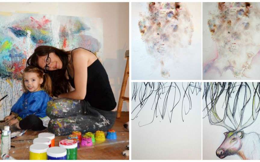 Mama care a transformat desenele copilului în opere de artă