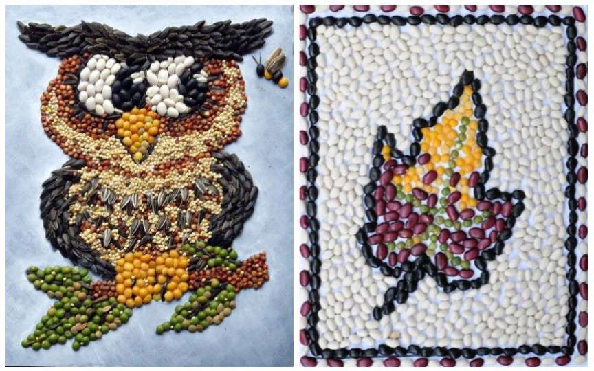 Idei inedite și interesante: Tablouri create din cereale și semințe