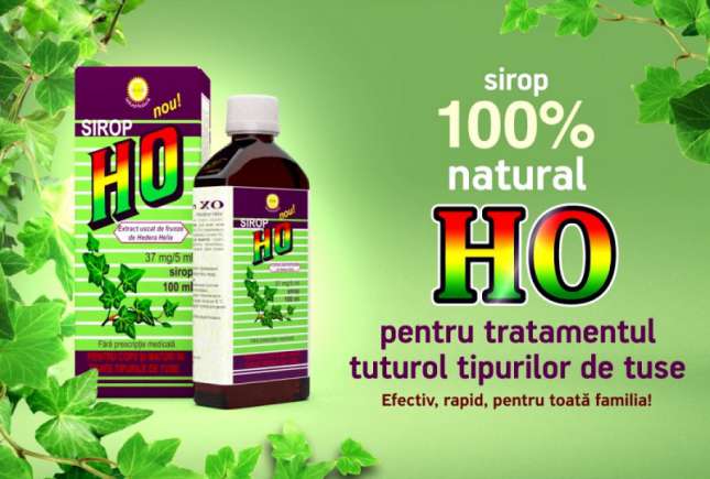 Leac natural pentru tuse - siropul HO, pe bază de iederă!