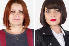 (FOTO) Un stilist demonstrează cum poate fi îmbunătățită impresionat înfățișarea cuiva cu niște schimbări simple