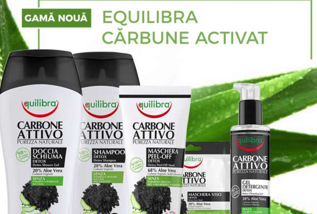 Descoperă noua gamă de produse Equilibra cu Cărbune Activat