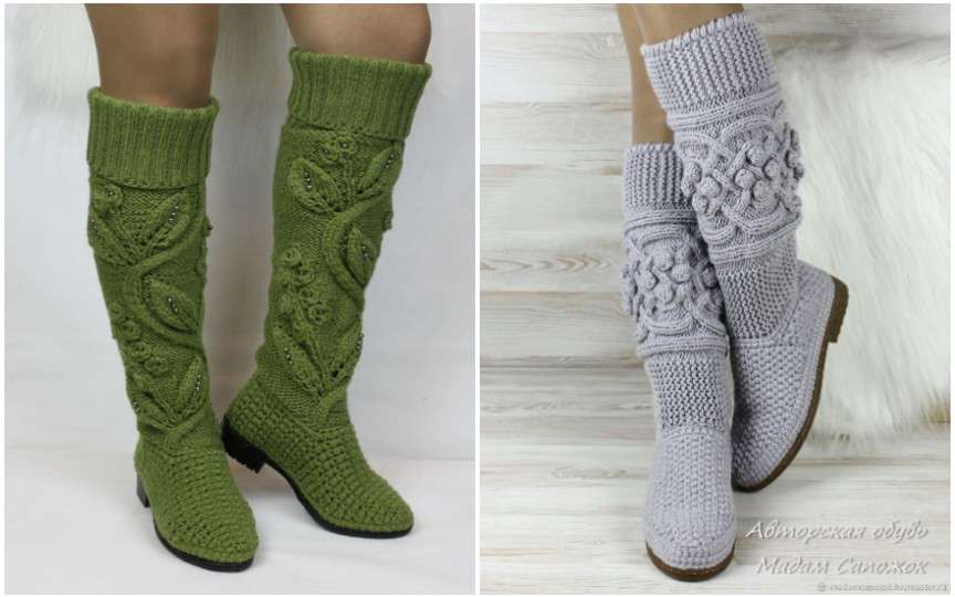 O nouă tendință pentru femei – botine croșetate manual