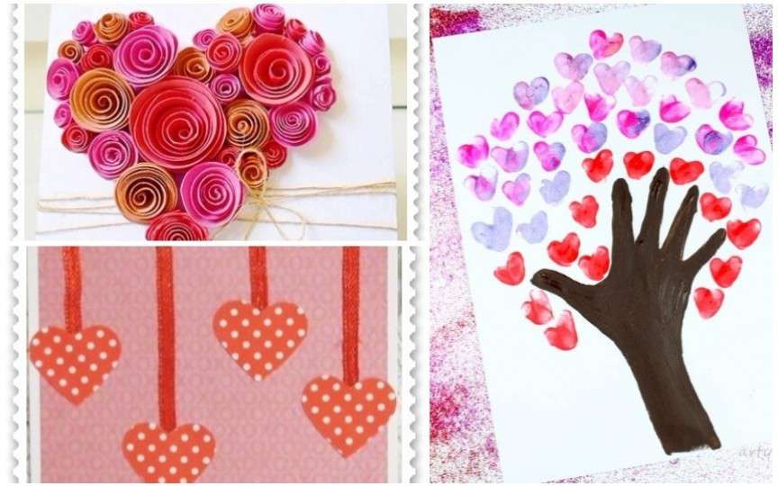 Felicitări handmade de Ziua Îndrăgostiților pe care le puteți face cu copiii