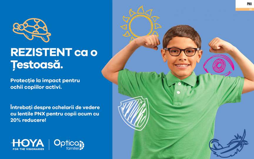Ideale pentru copii: lentile de vedere rezistente ca o Țestoasă