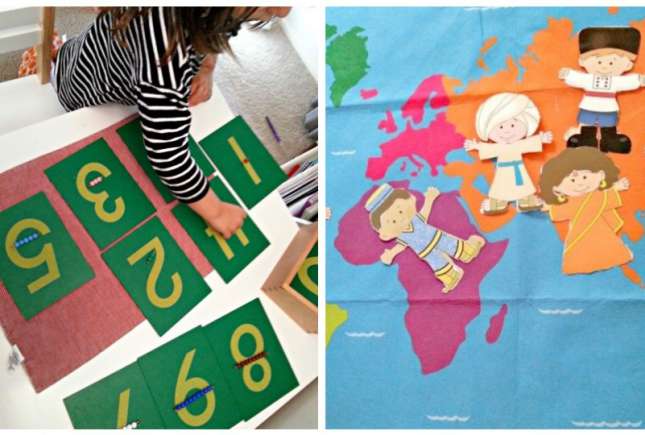 4 activități Montessori pentru copiii de 3-5 ani