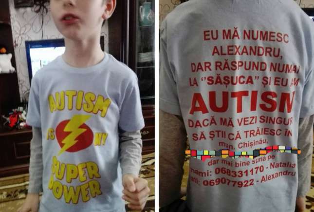 Eu mă numesc Alexandru, dar răspund numai la „Şăşuca” şi am Autism