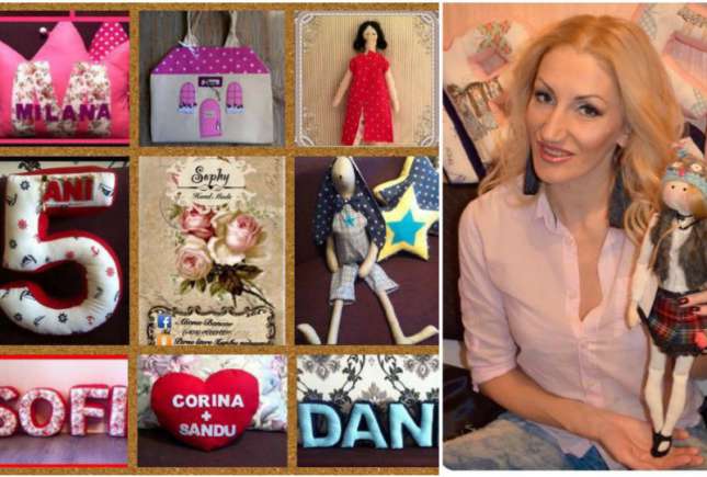O mămică a realizat peste 500 de lucrări handmade inspirate și originale