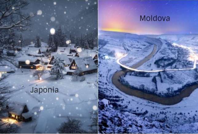 Ce frumoasă e iarna în Japonia! Vezi când se prevăd ninsori și în Moldova