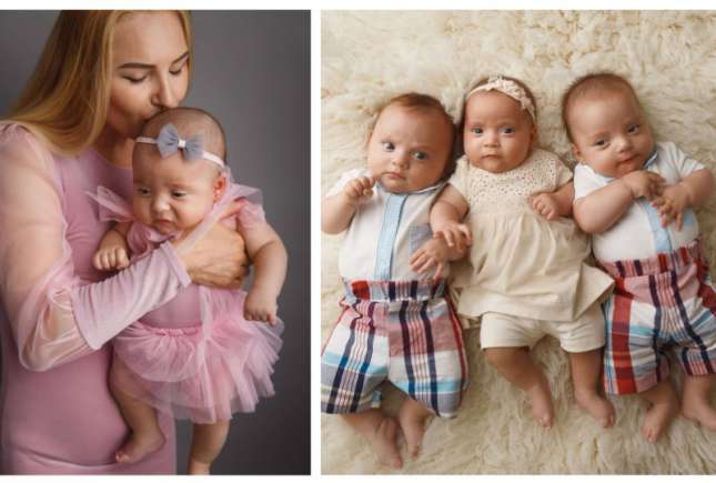 Familie de moldoveni cu tripleți: Cheltuim circa 4 mii de lei săptămânal numai pe lapte și scutece