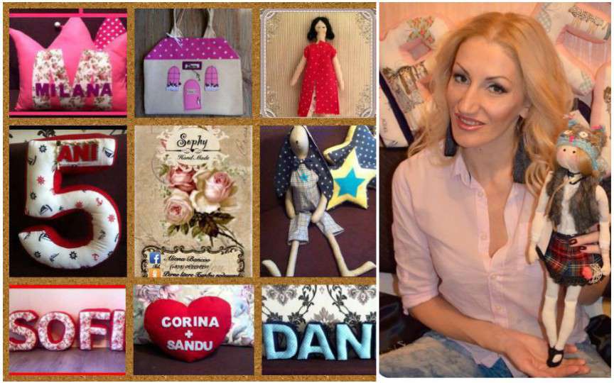 O mămică a realizat peste 500 de lucrări handmade inspirate și originale