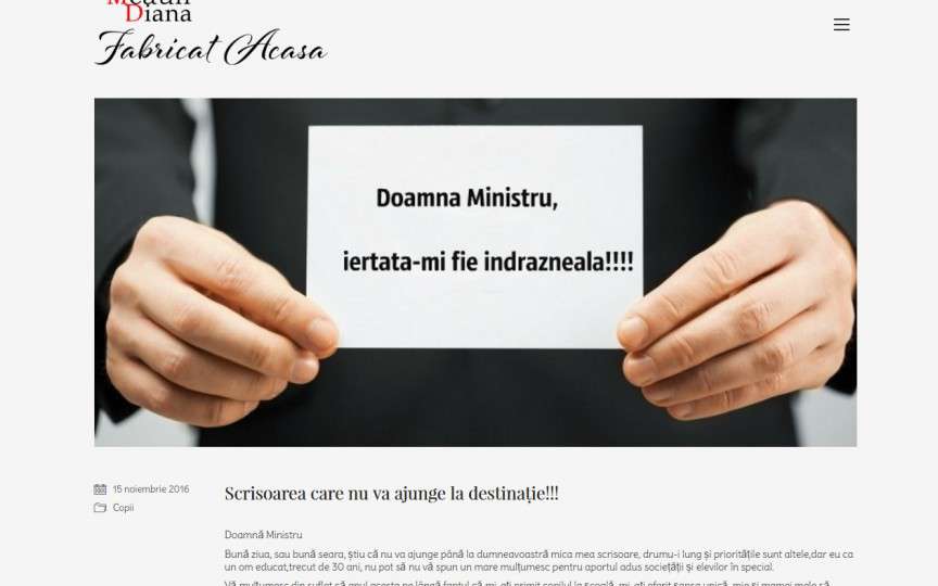 Vezi dacă a răspuns doamna ministru la scrisoarea părintelui nemulţumit de programul şcolar