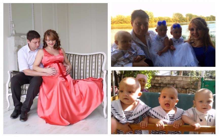 Cuplul Golovatinschi - după ce au născut tripleți, acum sunt în așteptarea celui de-al patrulea copil