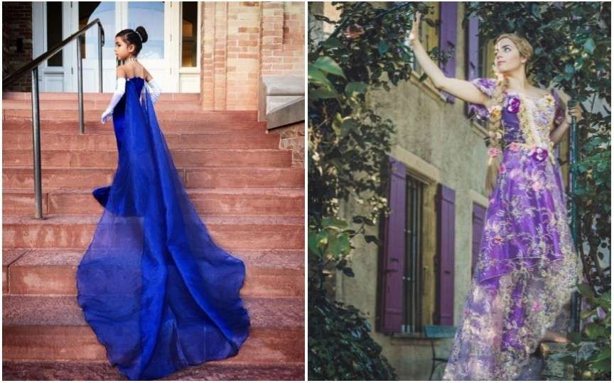 Un tată face rochii Disney pentru fiica sa, iar acum a devenit și un designer cunoscut