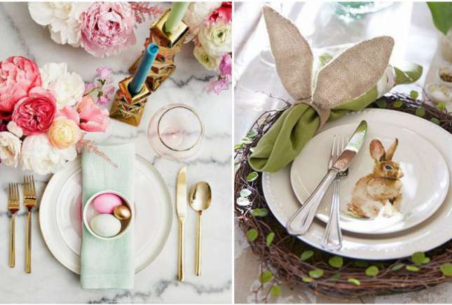 15 idei creative pentru decorarea mesei de Paști