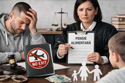 Sancțiuni mai dure pentru părinții care nu plătesc pensia alimentară: interdicție de a părăsi țara