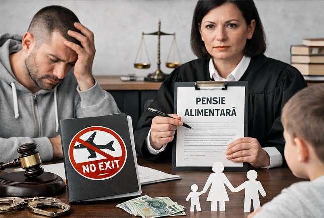 Sancțiuni mai dure pentru părinții care nu plătesc pensia alimentară: interdicție de a părăsi țara