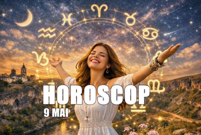 Horoscop 9 mai 2026 – Previziuni astrologice pentru toate zodiile