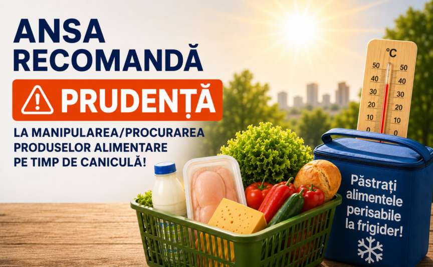 Cum păstrezi alimentele în siguranță pe caniculă: recomandările ANSA pentru consumatori